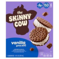 The Skinny Cow Vanilla Gone Wild Sandwiches, 4 count, 16 fl oz