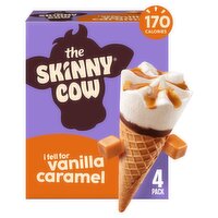 The Skinny Cow I Fell for Vanilla Caramel Light Ice Cream, 4 count, 16 fl oz