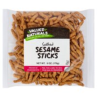 Valued Naturals Salted Sesame Sticks, 6 oz