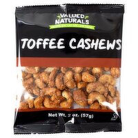 Valued Naturals Toffee Cashews, 2 oz