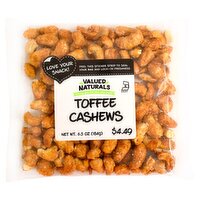 Valued Naturals Toffee Cashews, 6.5 oz