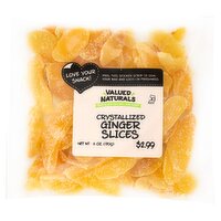 Valued Naturals Crystallized Ginger Slices, 6 oz