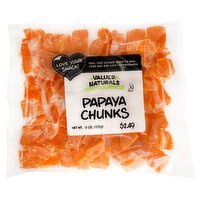 Valued Naturals Papaya Chunks, 9 oz