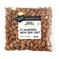 Valued Naturals Fire Roasted Almonds with Sea Salt, 9 oz, 9 Ounce