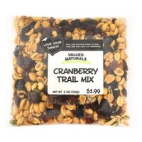 Valued Naturals Cranberry Trail Mix, 9 oz, 9 Ounce