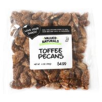 Valued Naturals Toffee Pecans, 6 oz, 6 Ounce