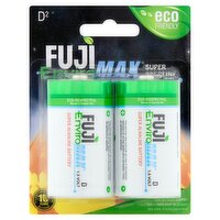 Fuji EnviroMAX D 1.5v Super Alkaline Battery, 2 count, 2 Each