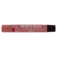 Burt's Bees Peony Lip Shimmer with Peppermint Oil, 0.09 oz