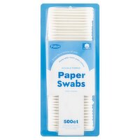 Fallon 100% Cotton Double-Tipped Paper Swabs, 500 count