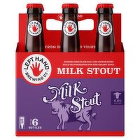 Left Hand Brewing Co Milk Stout, 6 count, 12 fl oz