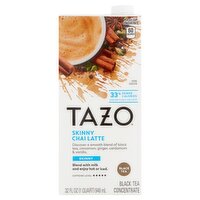 Tazo Skinny Chai Latte Black Tea Concentrate, 32 fl oz