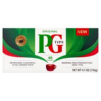 PG Tips Original Tea Bags, 40 count, 4.1 oz