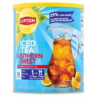 Lipton Southern Sweet Sweetened Iced Tea Mix, 2.2 oz, 50.2 Ounce