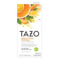 Tazo Honey Citrus Mint Ball Green Tea Concentrate, 32 fl oz