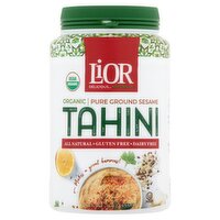 Lior Organic Tahini Pure Ground Sesame, 16 oz