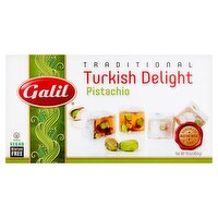 Galil Traditional Pistachio Turkish Delight, 16 oz