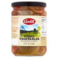 Galil Mixed Vegetables Giardiniera in Brine, 19 oz