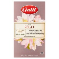 Galil No. 17 Relax Premium Herbal Teabags, 16 count, 0.84 oz