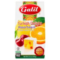 Galil Turkish Delight Assortment Candy, 3.5 oz