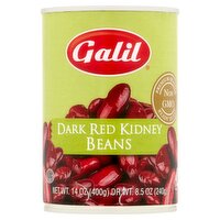 Galil Dark Red Kidney Beans, 14 oz