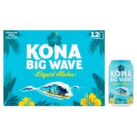 Kona Big Wave Premium Beer, 12 count, 12 fl oz, 144 Fluid ounce