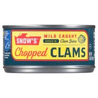 Snow's Chopped Clams 6.5 oz. Can, 6.5 Ounce