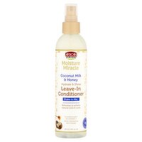 African Pride Moisture Miracle Coconut Milk & Honey Leave-In Conditioner, 8 fl oz