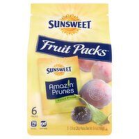 Sunsweet Amaz!n Pitted Prunes Fruit Packs, 0.9 oz, 6 count