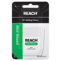 Reach 55 yd Mint Waxed Floss