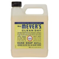 Mrs. Meyer's Clean Day Lemon Verbena Scent Hand Soap Refill, 33 fl oz
