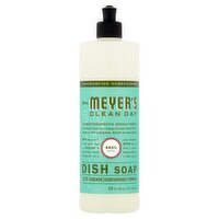 Mrs. Meyer's Clean Day Basil Scent Dish Soap, 16 fl oz, 16 Fluid ounce