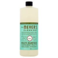 Mrs. Meyer's Clean Day Basil Scent Multi-Surface Concentrate, 32 fl oz