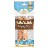 Fieldcrest Farms Nothin' to Hide 5" Small Rolls Collagen Based Dog Chews, 2 count, 3.2 oz