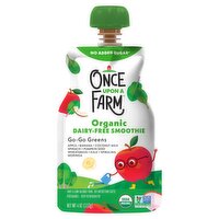 Once Upon a Farm Organic Dairy-Free Smoothie Baby Food, 4 oz