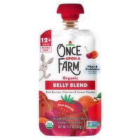 Once Upon a Farm Organic Belly Blend Baby Food, 12+ Months, 3.2 oz