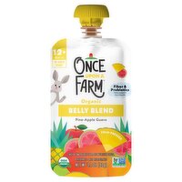 Once Upon a Farm Organic Pine-Apple Guava Belly Blend, 12+ months, 3.2 oz