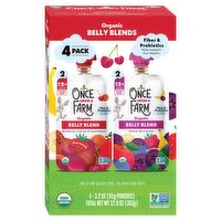 Once Upon a Farm Organic Belly Blends Baby Food, 3.2 oz, 4 count