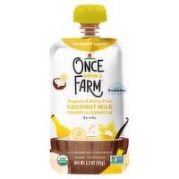 Once Upon a Farm Organic & Dairy-Free Ba-Nilla Coconut Milk Yogurt Alternative, 3.2 oz