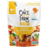 Once Upon a Farm Organic Plant-Rich Meals Baby Food, 6+ Months, 3.5 oz