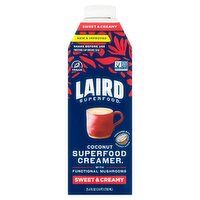 Laird Superfood Sweet & Creamy Coconut Creamer, 25.4 fl oz