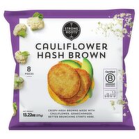 Strong Roots Cauliflower Hash Brown, 8 count, 13.22 oz