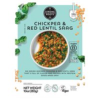 Strong Roots Chickpea & Red Lentil Saag, 10 oz