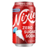 Nixie Organic Classic Cola Zero Sugar Soda, 12 fl oz