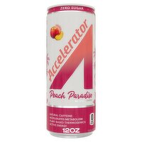 A SHOC Accelerator Peach Paradise Energy Drink, 12 fl oz