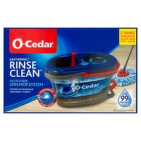 O-Cedar EasyWring RinseClean Microfiber Spin Mop System