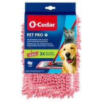 O-Cedar Pet Pro Microfiber Hair & Dust Mop Head Replacement
