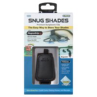 Snug Shades Black Premium Sunglasses Clip, 2 Count