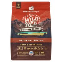 Stella & Chewy's Wild Red Freeze-Dried Raw Coated Red Meat Recipe Natural Dry Food for Dogs, 3.5 lb