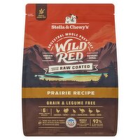 Stella & Chewy's Wild Red Freeze-Dried Raw Coated Prairie Recipe Natural Dry Food for Dogs, 3.5 lb