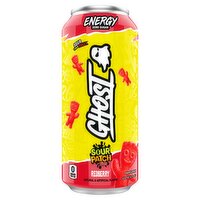 Ghost Sour Patch Kids Redberry Zero Sugar Energy Drink, 16 fl oz